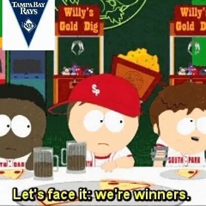 pcales's tweet photo. #RaysUp https://t.co/9SJXHxkgQy