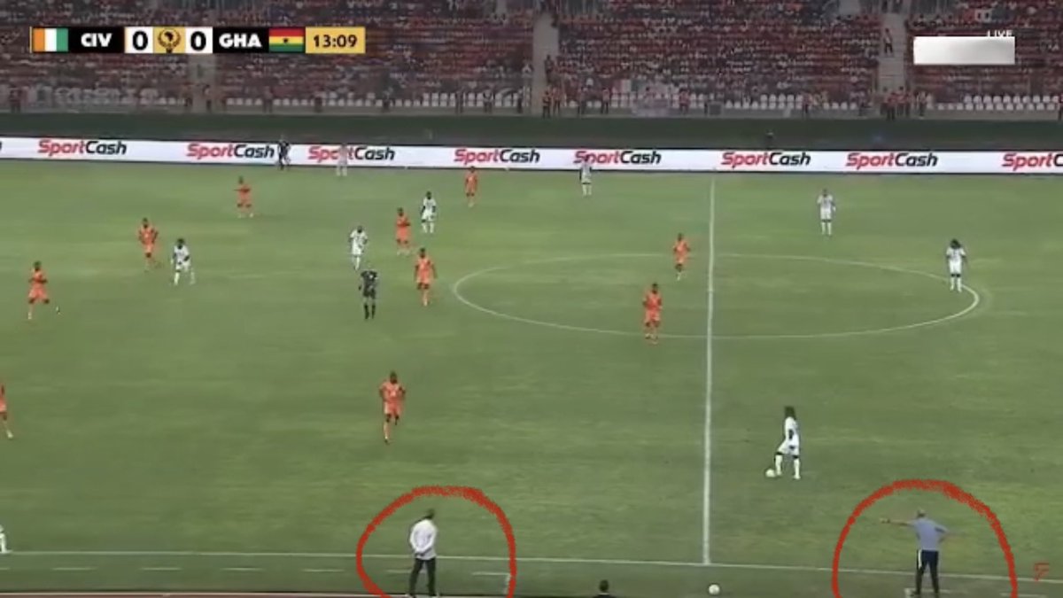 PairStories's tweet photo. ⛔️No discrimination: Two Black African team played against each other but their coaches are white.

It makes me wonder, can’t Black Africans handle their own affairs, even in football? https://t.co/q4CBciqXN9