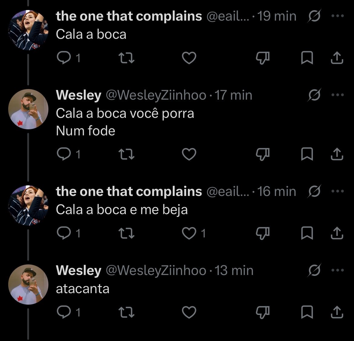 balotaromantico's tweet photo. Um dos maiores diálogos da história desse site 

Incrível https://t.co/xtuZjTSPqP