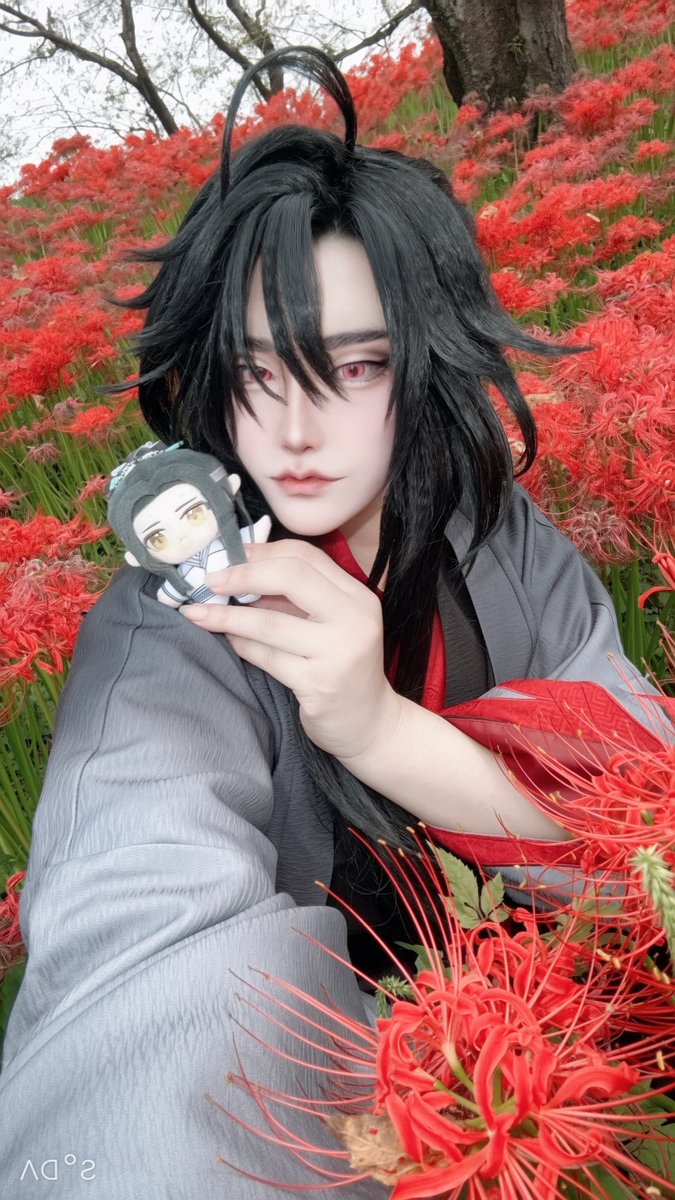 mitugu_'s tweet photo. 今日は満開の彼岸花と久しぶりの魔道祖師で夷陵老祖やってきましたー！ドンピシャタイミングに出来てよかった！
📸はみのじさん✌️
ウィッグも新調したんですがいっぱい褒めて貰えて満足😌✨✨
中華やっぱ、楽しいのでまだまだチマチマやりたいですね🥰新しい小さいイノチたちと🫶 https://t.co/KGbN0JSAk0