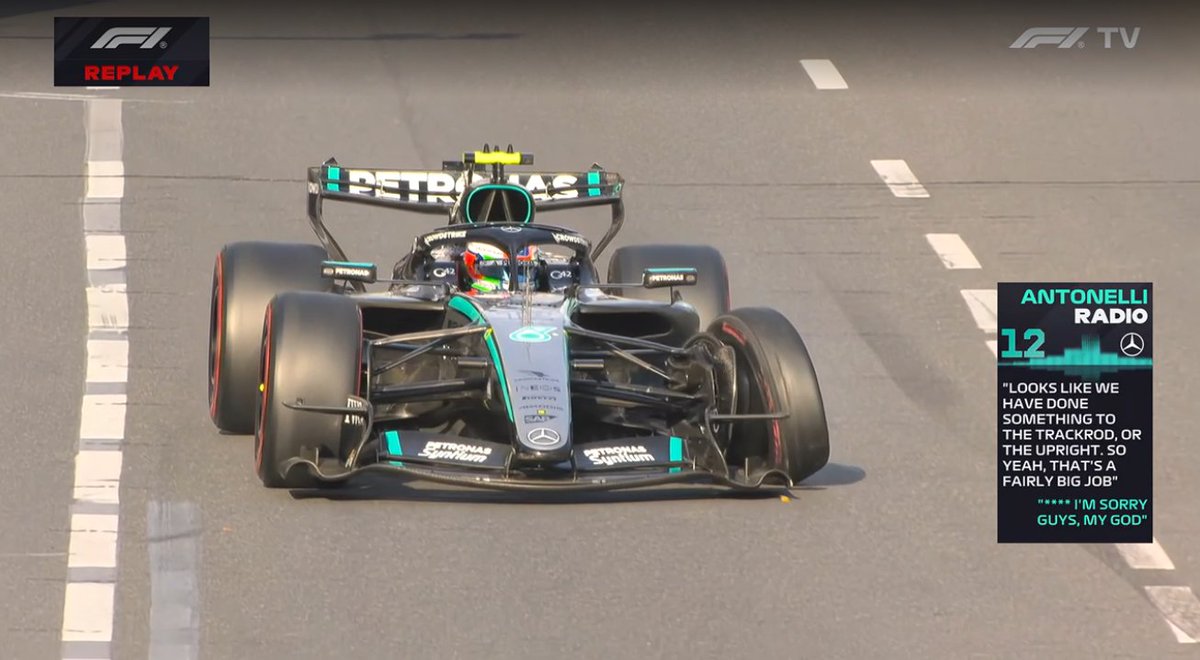 blog_formula1's tweet photo. O LÍDER DO CAMPEONATO ESTÁ FORA DA QUALI!!!

DESASTRE NA MERCEDES https://t.co/kyKvvhXefm