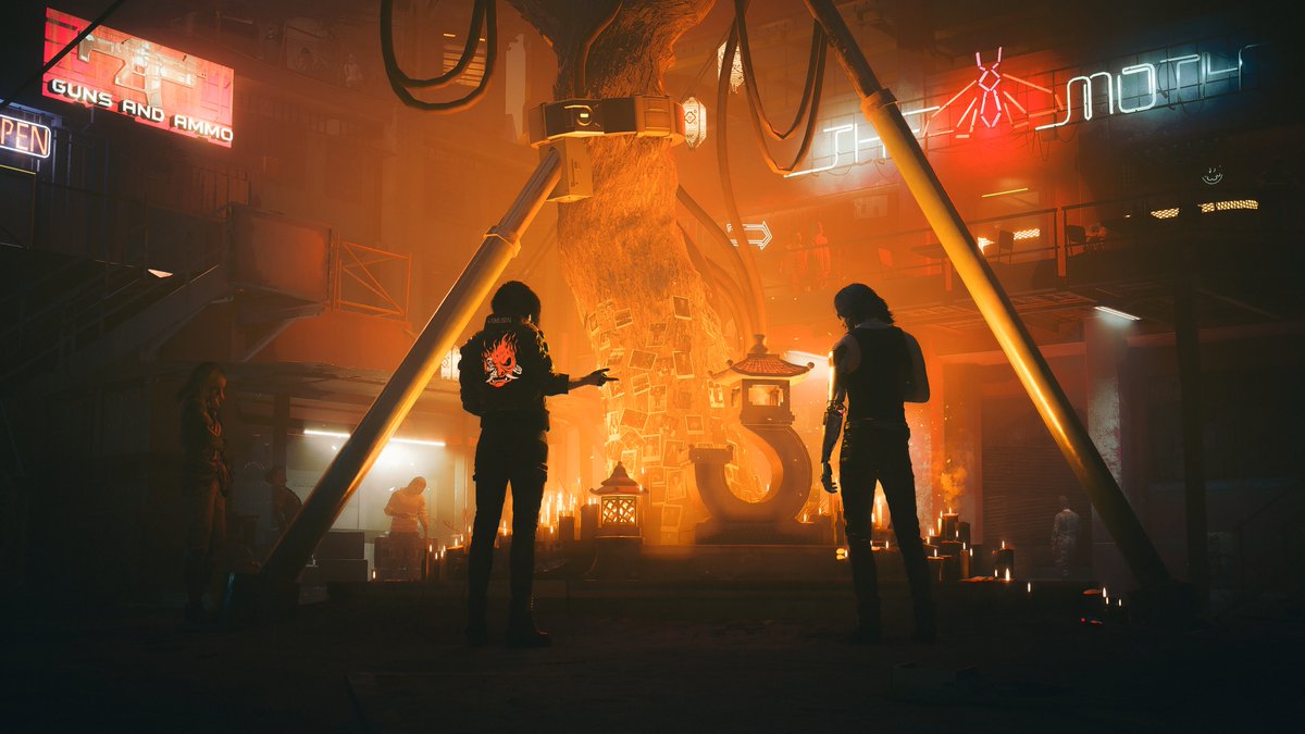CyberpunkGame's tweet photo. Can you believe it's been 3 years since we first crashed through the back entrance of Dogtown with Songbird?

Today we raise a glass at Heavy Hearts. To the city within a city. To old friends. To the new ones we made along the way. To all the gigs we'll never forget. To Phantom Liberty!

Happy 3rd anniversary, chooms! 🫶

Screenshot by: @amich_vp