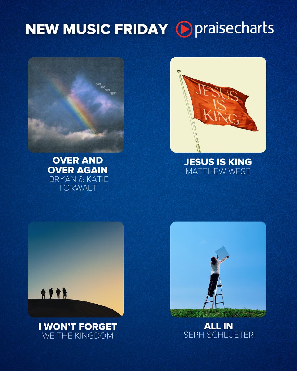 praisecharts's tweet photo. 🎶 NEW MUSIC FRIDAY

Fresh worship songs just landed at PraiseCharts.
Discover new releases from today’s worship artists, hear what’s emerging, and find the songs you’ll want on your radar for Sunday.

Explore this week’s new worship music at PraiseCharts.
https://t.co/HKZx6HCiik https://t.co/Ba8SDIflOb