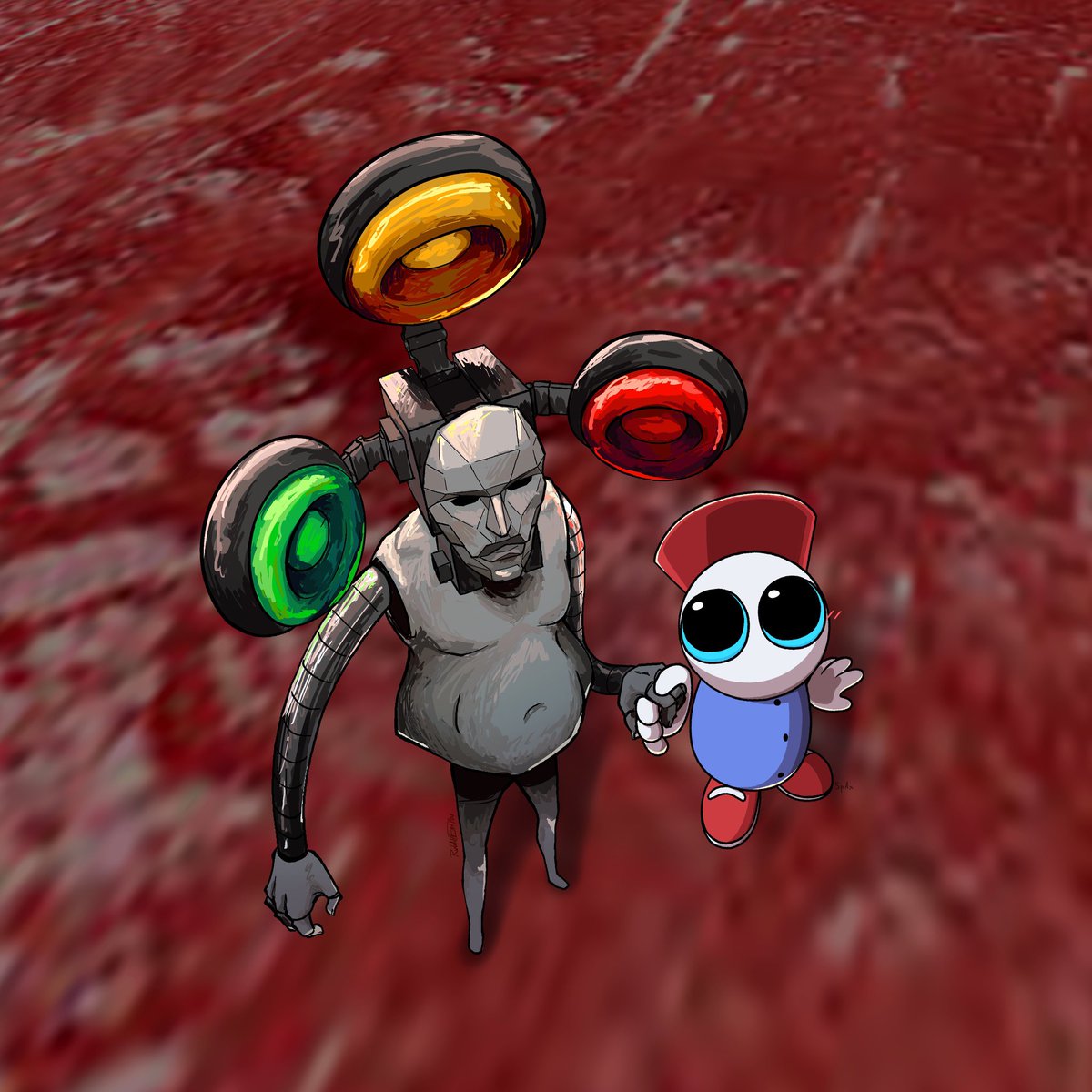 RuWillEatYou's tweet photo. Shamefully reposting the mogging father and his chudling Splat n I drew cause we're still happy with it apolocheese
#Endacopia https://t.co/ljYtZ4CT20
