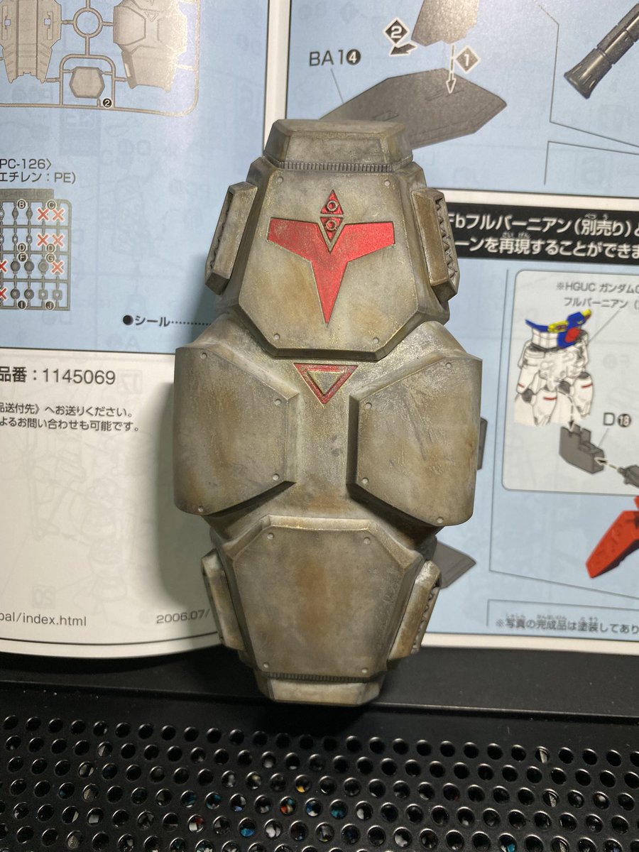 NYunico's tweet photo. 良い感じに汚せたと思う https://t.co/XEvxOPafcR