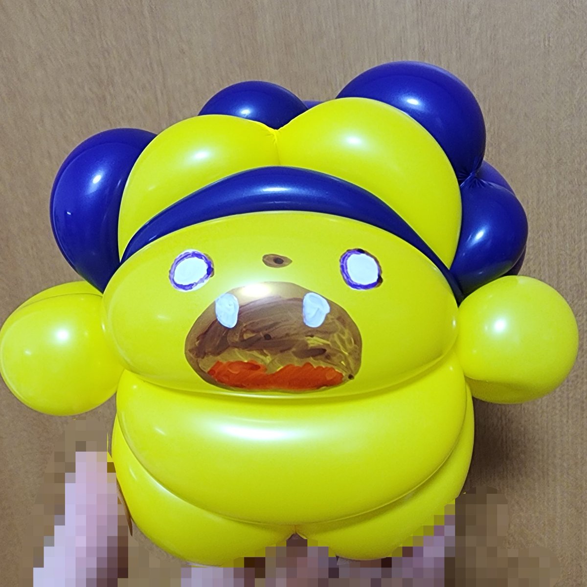 maru_spring's tweet photo. これはばるーんしし🦁 https://t.co/iMXpgTCTJ4