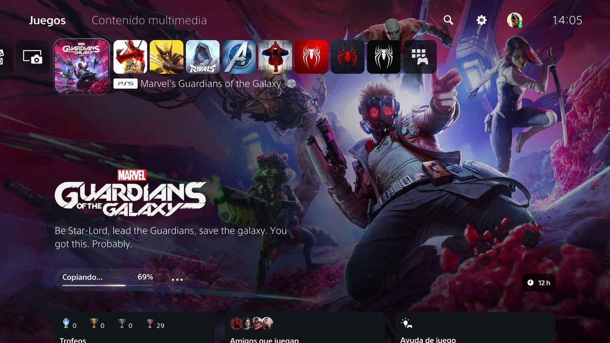 PS5Nate's tweet photo. Lo de mi inicio de PS5 es digno de estudio. Parece que solo juego a este tipo de juegos. https://t.co/ZwfdvgoaXs