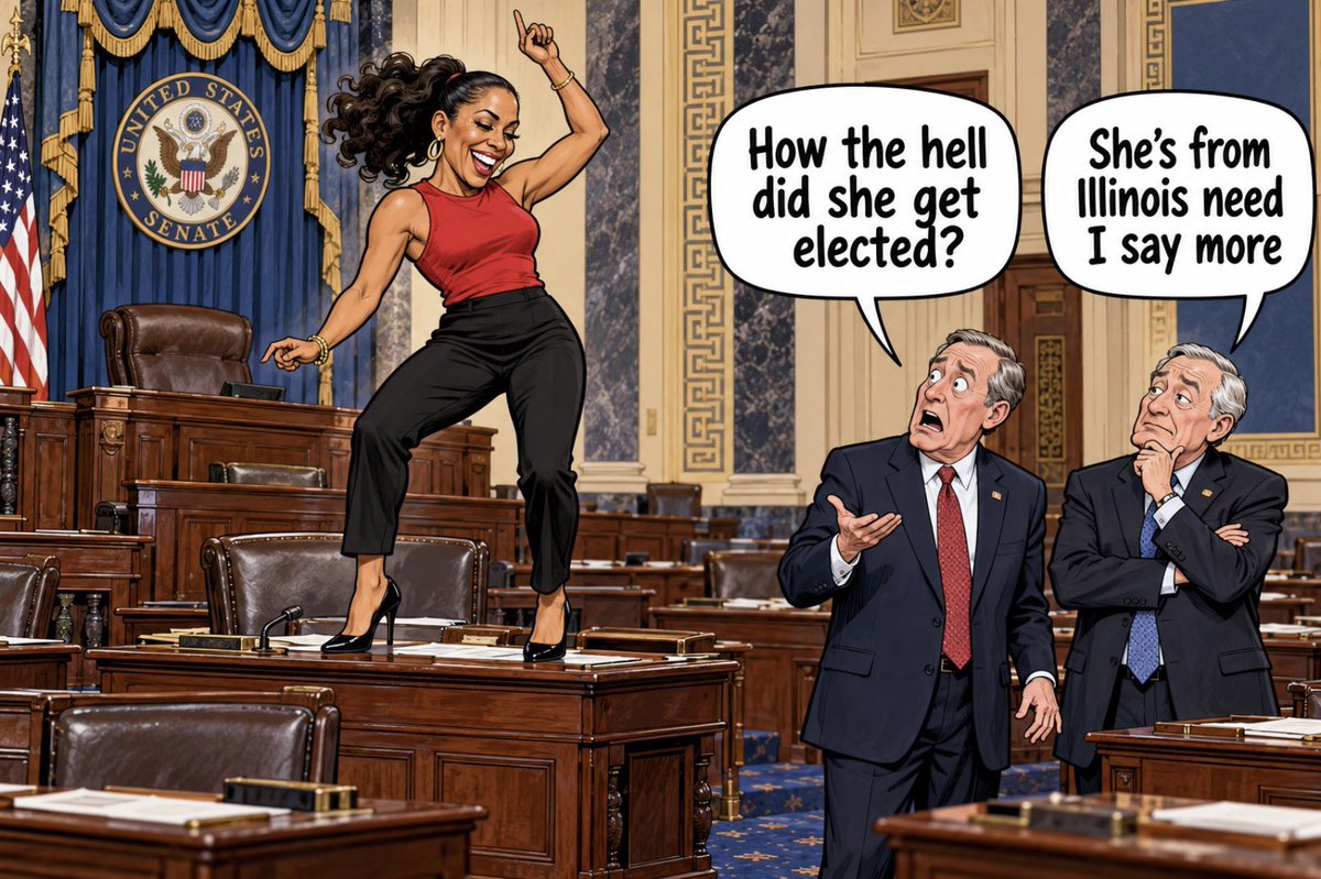 MissinRoyko's tweet photo. No time to debate Don Tracy but she’s got plenty of time to dance ….. https://t.co/w8HAVDjhEf