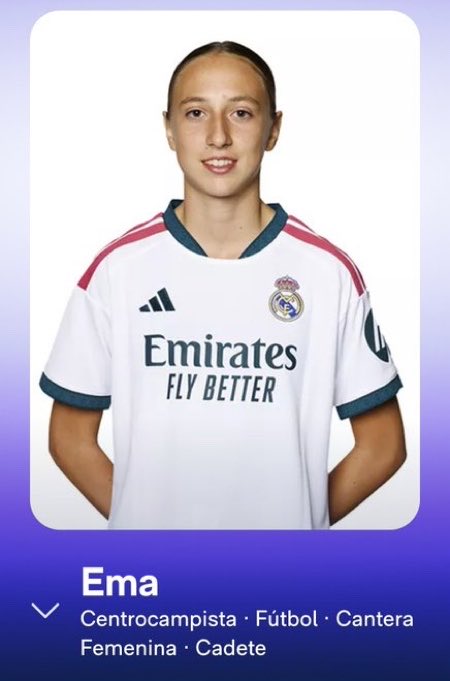 theMadridZone's tweet photo. 🚨💣 OFFICIAL: Ema Modrić registered by Real Madrid. 

Midfielder just like her Dad. https://t.co/7mmiPL1S6Y