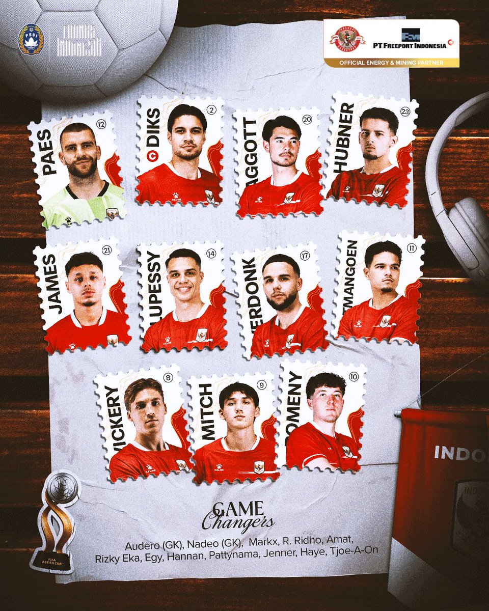TimnasIndonesia's tweet photo. 🐦‍🔥 | 𝐒𝐭𝐚𝐫𝐭𝐢𝐧𝐠 𝐗𝐈 𝓿𝓼 Singapore

🔛 Luke Vickery debut 
🧠 Joey Pelupessy mengatur tempo 
©️ Kevin Diks memimpin tim

‣ #TimnasDay ‣ #BersamaGaruda https://t.co/9Soss7TzOS