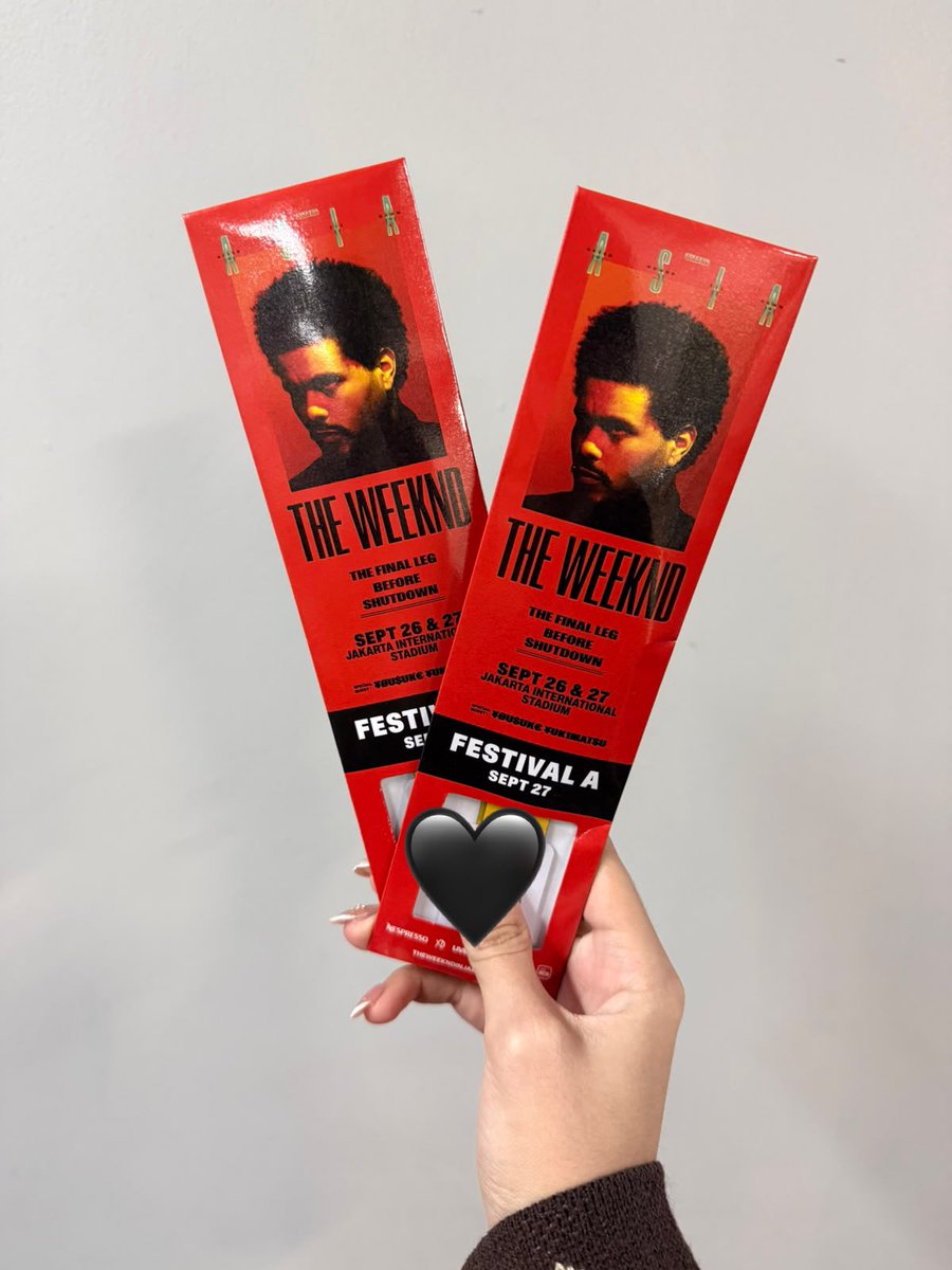 ciaaa271192's tweet photo. WTS THE WEEKND DAY 2
Harga negoin aja berapa, jual urgent!
COD VENUE!!

Boleh beli 1 tapi prefer beli 2
Harga under web!!! https://t.co/88sOBap9KJ
