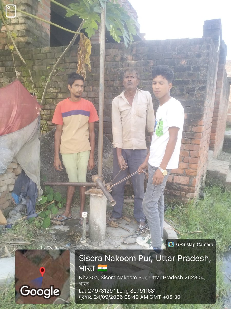 Mirzaravibeg's tweet photo. @DMKheri @CdoKheri "हैंडपंप उगल रहा जहर, प्रशासन कर रहा खानापूर्ति! ग्राम मगरेना (खीरी) में 38 वर्ष पुराने हैंडपंप के रीबोर के बजाय केवल मरम्मत का दिखावा कर जनता के जीवन से खिलवाड़ किया जा रहा है। गंदगी और झाग व काला दूषित पानी गंभीर महामारी का संकेत है। जनसुनवाई सं: 40015326051618 पर संज्ञान लें। https://t.co/W0GW0UKqJn