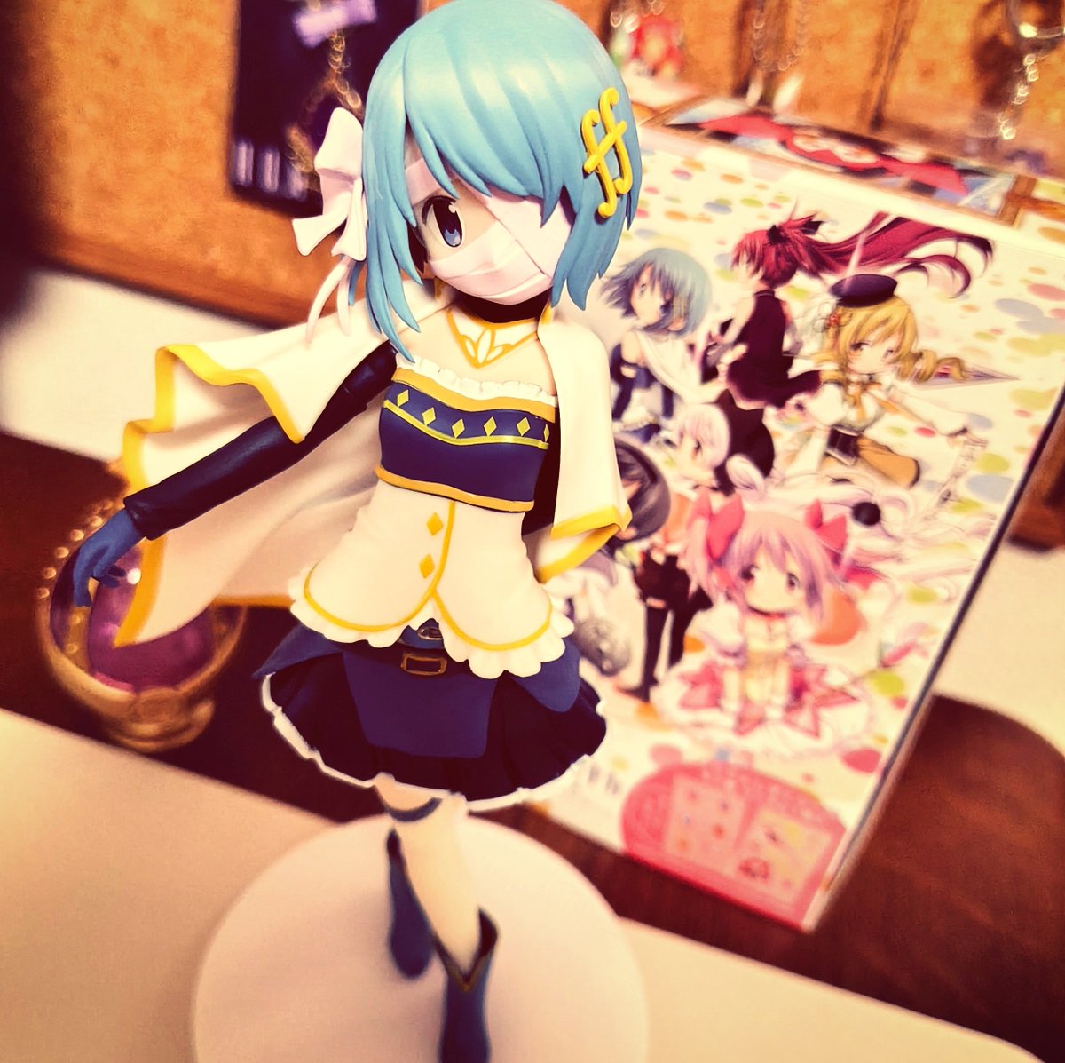 sirius_sss's tweet photo. 廻天観てから、さやかちゃんフィギュア魅力的に見えすぎて欲しい〜って言ってたら妹が爆速で取ってきてくれて、最近はさやかちゃんに見守られながら作業をしている
ゲーセンで箱物取れるのすごすぎてわけわからん https://t.co/wZreSxfj4C