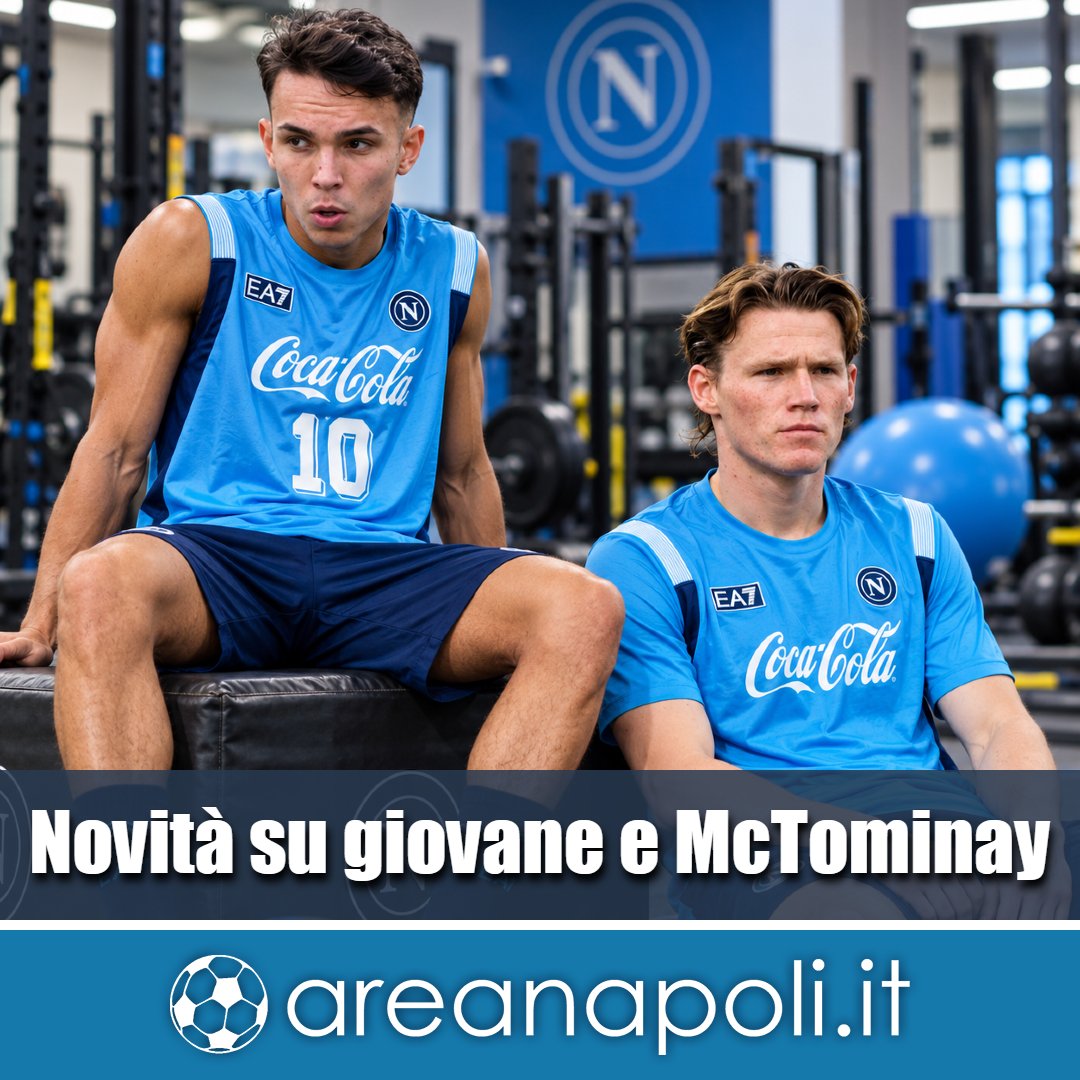 areanapoliit's tweet photo. 🚨 𝗨𝗟𝗧𝗜𝗠'𝗢𝗥𝗔 - @SSCNapoli, 𝗻𝗼𝘃𝗶𝘁à 𝗱𝗮 𝗖𝗮𝘀𝘁𝗲𝗹 𝗩𝗼𝗹𝘁𝘂𝗿𝗻𝗼
Il club azzurro ha diramato il report dopo la seduta odierna al Training Center.
𝗔𝗴𝗴𝗶𝗼𝗿𝗻𝗮𝗺𝗲𝗻𝘁𝗶 𝘀𝘂𝗹 𝗿𝗲𝗰𝘂𝗽𝗲𝗿𝗼 𝗱𝗶 #Giovane e #McTominay.
I DETTAGLI 👉 https://t.co/lhHlMp0yPg
