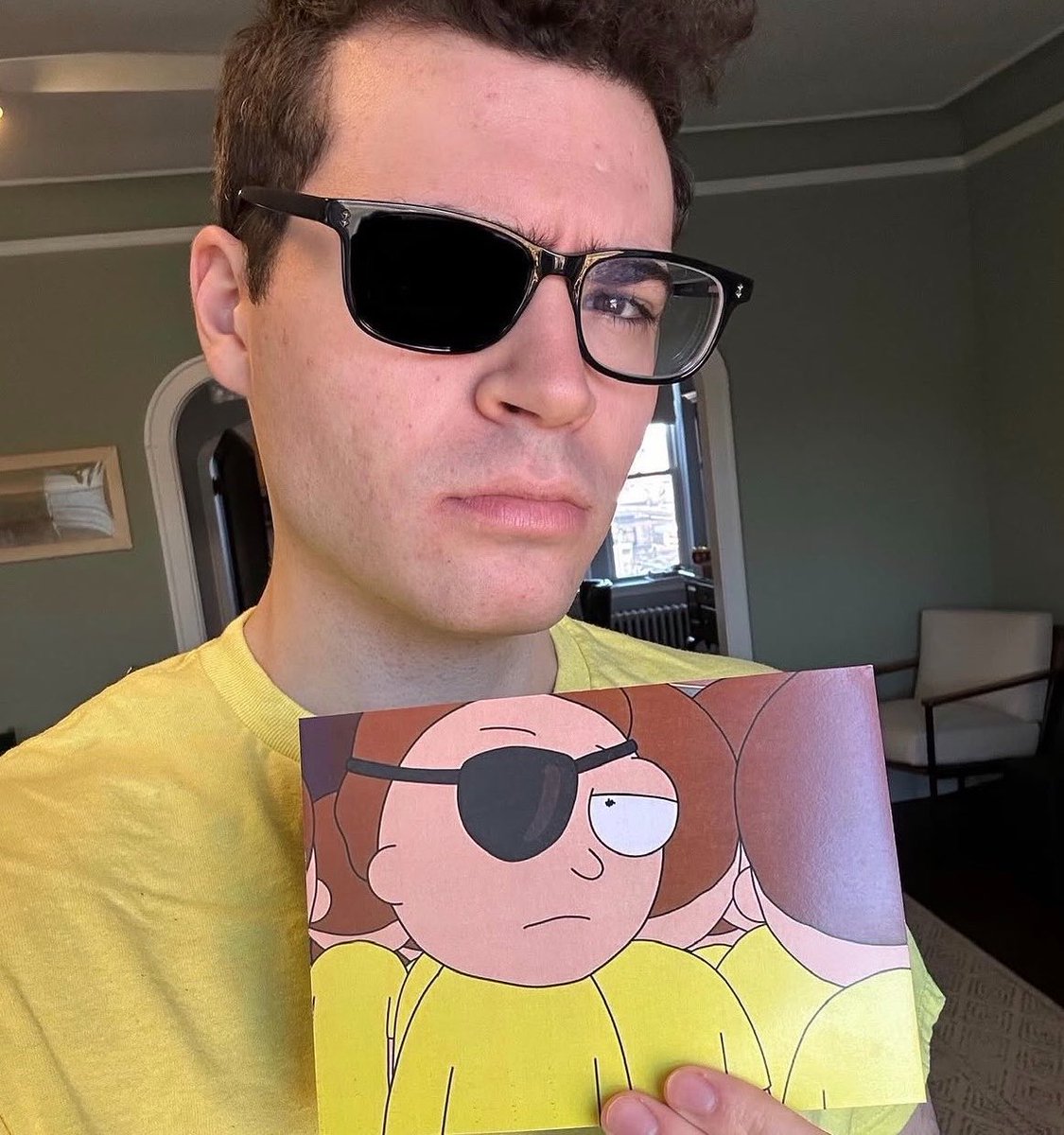 rickortydadson's tweet photo. harry belden so kawaii his head is so in the game he loves voicing morty so much https://t.co/e6VJrWeaiz