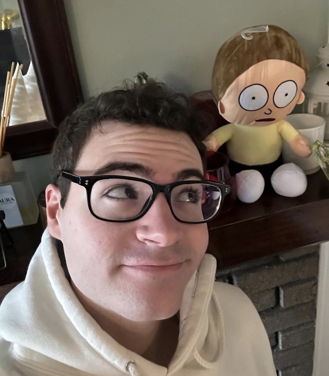 rickortydadson's tweet photo. harry belden so kawaii his head is so in the game he loves voicing morty so much https://t.co/e6VJrWeaiz