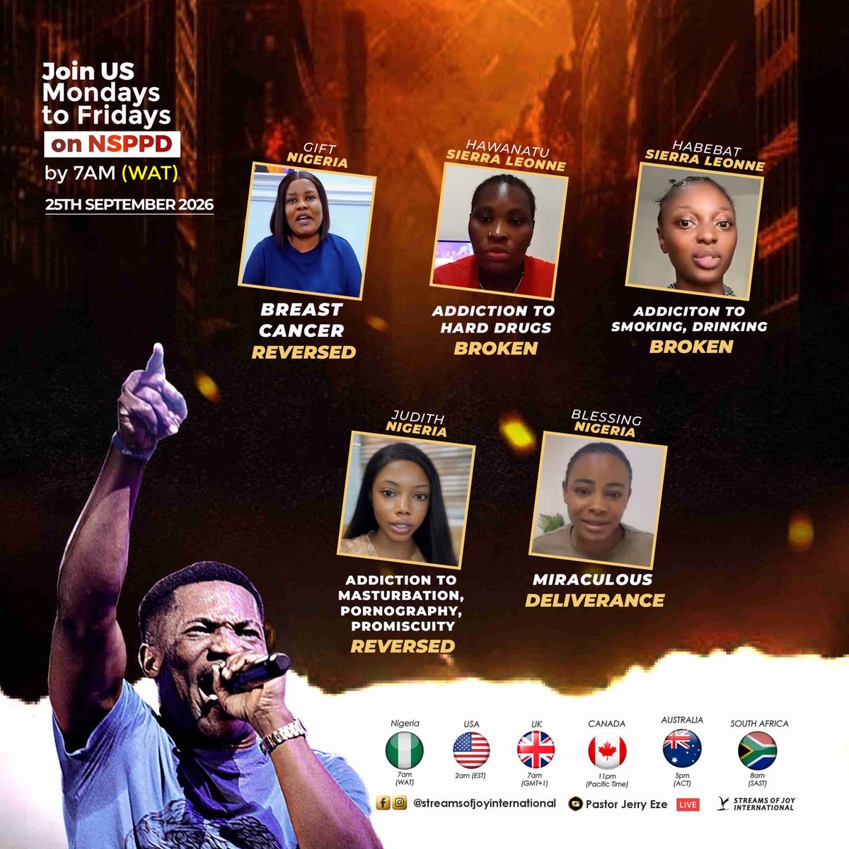 streamsofjoyHQ's tweet photo. NSPPDIANS LET’S DECLARE AND SEE HIGHLIGHTS 👇🏻🔥

Revelation 19:1 
And after these things I heard a great voice of much people in heaven, saying, Alleluia; Salvation, and glory, and honour, and power, unto the Lord our God:

Zechariah 1:17 
Cry yet, saying, Thus saith the LORD of hosts; My cities through prosperity shall yet be spread abroad; and the LORD shall yet comfort Zion, and shall yet choose Jerusalem.

Luke 1:45 
And blessed [is] she that believed: for there shall be a performance of those things which were told her from the Lord.

Psalms 110:2 
The LORD shall send the rod of thy strength out of Zion: rule thou in the midst of thine enemies.

Joel 2:25 
And I will restore to you the years that the locust hath eaten, the cankerworm, and the caterpiller, and the palmerworm, my great army
 which I sent among you.

Deuteronomy 11:24 
Every place whereon the soles of your feet shall tread shall be yours: from the wilderness and Lebanon, from the river, the river Euphrates, even unto the uttermost sea shall your coast be.

Psalms 18:44 
As soon as they hear of me, they shall obey me: the strangers shall submit themselves unto me.

Revelation 3:8 
I know thy works: behold, I have set before thee an open door, and no man can shut it: for thou hast a little strength, and hast kept my word, and hast not denied my name.

John 16:24 
Hitherto have ye asked nothing in my name: ask, and ye shall receive, that your joy may be full.

Mark 6:28 
And brought his head in a charger, and gave it to the damsel: and the damsel gave it to her mother.

Mark 6:22 
And when the daughter of the said Herodias came in, and danced, and pleased Herod and them that sat with him, the king said unto the damsel, Ask of me whatsoever thou wilt, and I will give [it] thee.

Acts 12:22 
And the people kept shouting, "The voice of a god and not of a man!"

Matthew 2:7 
Then Herod, when he had privily called the wise men, enquired of them diligently what time the star appeared.

Matthew 2:3 
When Herod the king had heard [these things], he was troubled, and all Jerusalem with him.

Matthew 2:16
Then Herod, when he saw that he was deceived by the wise men, was exceedingly angry; and he sent forth and put to death all the male children who were in Bethlehem and in all its districts, from two years old and under, according to the time which he had determined from the wise men.

Genesis 21:6 
And Sarah said, "God has made me laugh, [and] all who hear will laugh with me."

Genesis 21:9 
And Sarah saw the son of Hagar the Egyptian, which she had born unto Abraham, mocking.

Ezekiel 37:12 
Therefore prophesy and say unto them, Thus saith the Lord GOD; Behold, O my people, I will open your graves, and cause you to come up out of your graves, and bring you into the land of Israel.

2 Kings 2:19
 And the men of the city said unto Elisha, Behold, I pray thee, the situation of this city [is] pleasant, as my lord seeth: but the water [is] naught, and the ground barren.

Hosea 9:14 
Give them, O LORD: what wilt thou give? give them a miscarrying womb and dry breasts.

Jeremiah 22:29
 O earth, earth, earth, hear the word of the LORD.

Exodus 31:18 
And he gave unto Moses, when he had made an end of communing with him upon mount Sinai, two tables of testimony, tables of stone, written with the finger of God.

Isaiah 60:14
 The sons also of them that afflicted thee shall come bending unto thee; and all they that despised thee shall bow themselves down at the soles of thy feet; and they shall call thee, The city of the LORD, The Zion of the Holy One of Israel.

Revelation 5:5 
And one of the elders saith unto me, Weep not: behold, the Lion of the tribe of Juda, the Root of David, hath prevailed to open the book, and to loose the seven seals thereof.