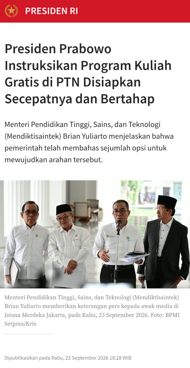 BelaBimalaaa's tweet photo. Bila seluruh komponen bangsa bergandengan tangan memprioritaskan kepentingan umum, kemajuan bangsa tidak lagi mimpi, melainkan realitas.
Utamakan Kepentingan Rakyat https://t.co/2YBpFHiG31