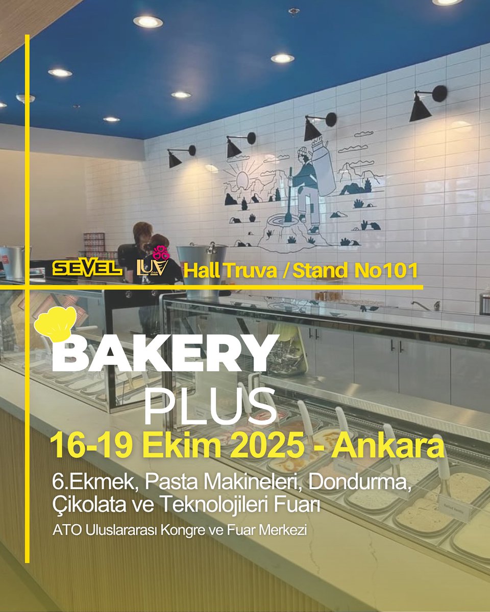 ShereeVanhws's tweet photo. Sevel olarak, 16–19 Ekim’de Ankara ATO Uluslararası Kongre ve Fuar Merkezi’nde düzenlenecek Bakery Plus Fuarı’nda Fimak A. Ş. standında yer alıyoruz. Sunumlarımız ve yenilikçi çözümlerimiz için bekleriz. https://t.co/0YWTnHCzF3