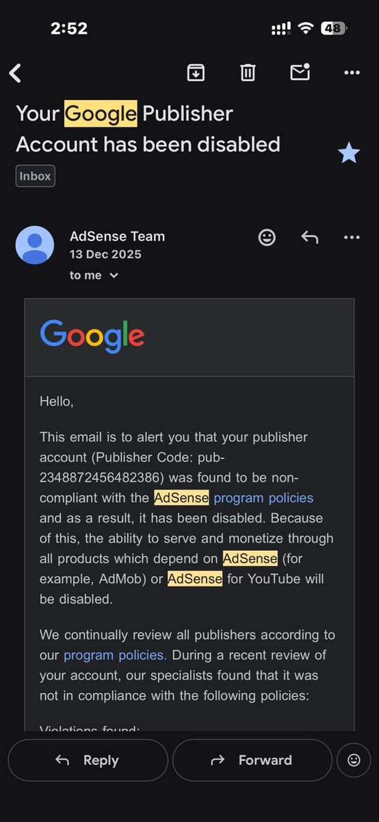 Jaspreet13pb's tweet photo. @TeamYouTube Hi @YouTube @YouTubeIndia @TeamYouTube Please give me the option to link a new AdSense account and restore monetization on my channel. J
My current AdSense is disabled, and I'm unable to continue monetizing my channel.
If my channel is eligible, please allow me to link a My Family AdSense account and start earning again.
I respect YouTube's policies and simply request a fair opportunity to continue creating content.
Please help me get my channel monetized again. 🙏🏻❤️🥹🥹
#YouTube #AdSense #Monetization
