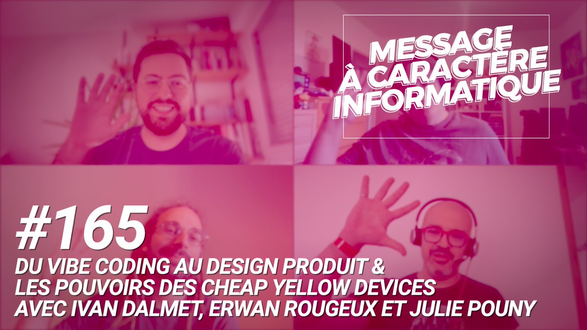 clever_cloud's tweet photo. [𝗠𝗔𝗖𝗜] L’IA permet de coder plus vite, beaucoup plus vite. Mais elle ne vous dit toujours pas quoi coder...

Avec @IvanDalmet dans ce MACI #165, on parle design produit, prototypage et de ce que l’IA change vraiment dans la création d’un produit.

https://t.co/785LSwqO5i https://t.co/HUwTEBMeQp