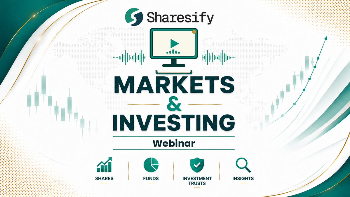 Sharesify's tweet photo. 📣 Join us for the Sharesify Investor Webinar – 7 October

Looking for fresh insights into European smaller companies and alternative investment opportunities?

Join us online as we hear directly from:

🔹 Jules Bloch, J.P. Morgan Asset Management – J.P. Morgan European Discovery Trust
🔹 Neil Wilson, EJF Investments
🔹 Plus a live Q&A, giving investors the chance to put their questions directly to the managers.

📅 7 October 2026
⏰ From 6pm
💻 Online & free to attend

Hear how these managers are approaching their markets, where they are seeing opportunities and how they are positioning their portfolios.

👉 Register here: https://t.co/DMnCUkPFeJ 
#Investing #InvestmentTrusts #JPMorgan #EuropeanEquities #Sharesify #Investors #webinar
