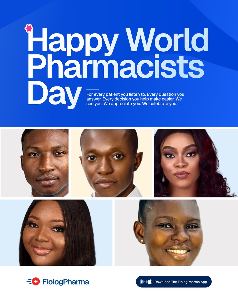 Flologhq's tweet photo. To every pharmacist who listens when a patient is worried, answers the questions they are afraid to ask, and helps make healthcare a little easier, we see you.

Happy World Pharmacists Day 💙 https://t.co/rqJacUAEDi