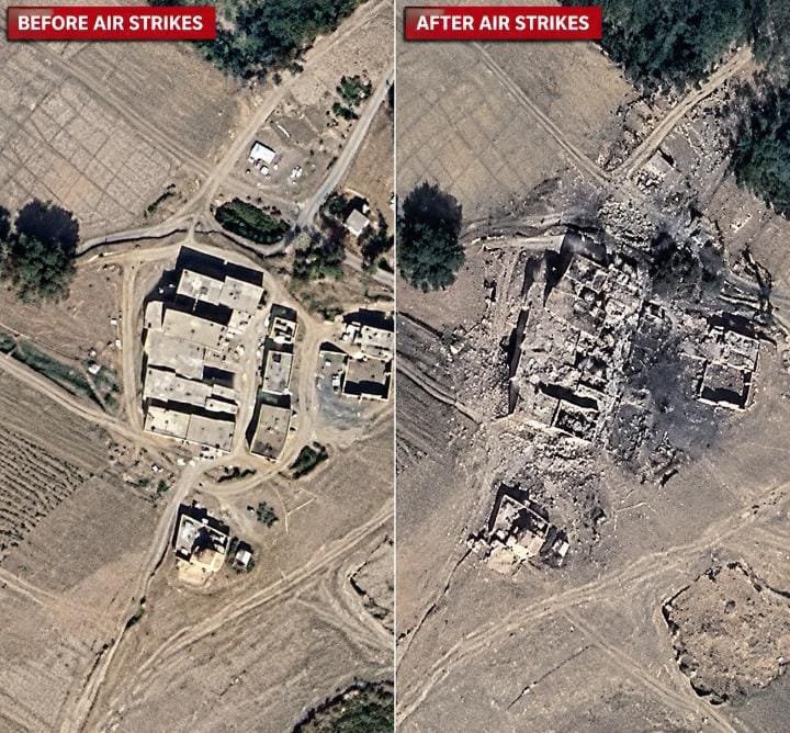 MuhammadBa94827's tweet photo. Image of the destroyed Taliban infrastructure in the in Kandahar, Afghanistan. https://t.co/oGpv6KKcT2