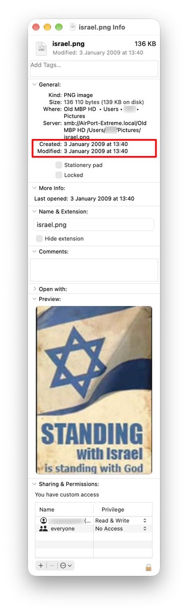 Savakzadeh's tweet photo. Found this on an old backup drive.
Date: January, 2009.

I was already supporting Israel 🇮🇱 back then.
I didn’t discover Israel because of October 7th. I supported Israel because I believed it was the right thing to do.

Now, 16+ years later, I KNOW it is the right thing to do. https://t.co/20GIAnqTW0