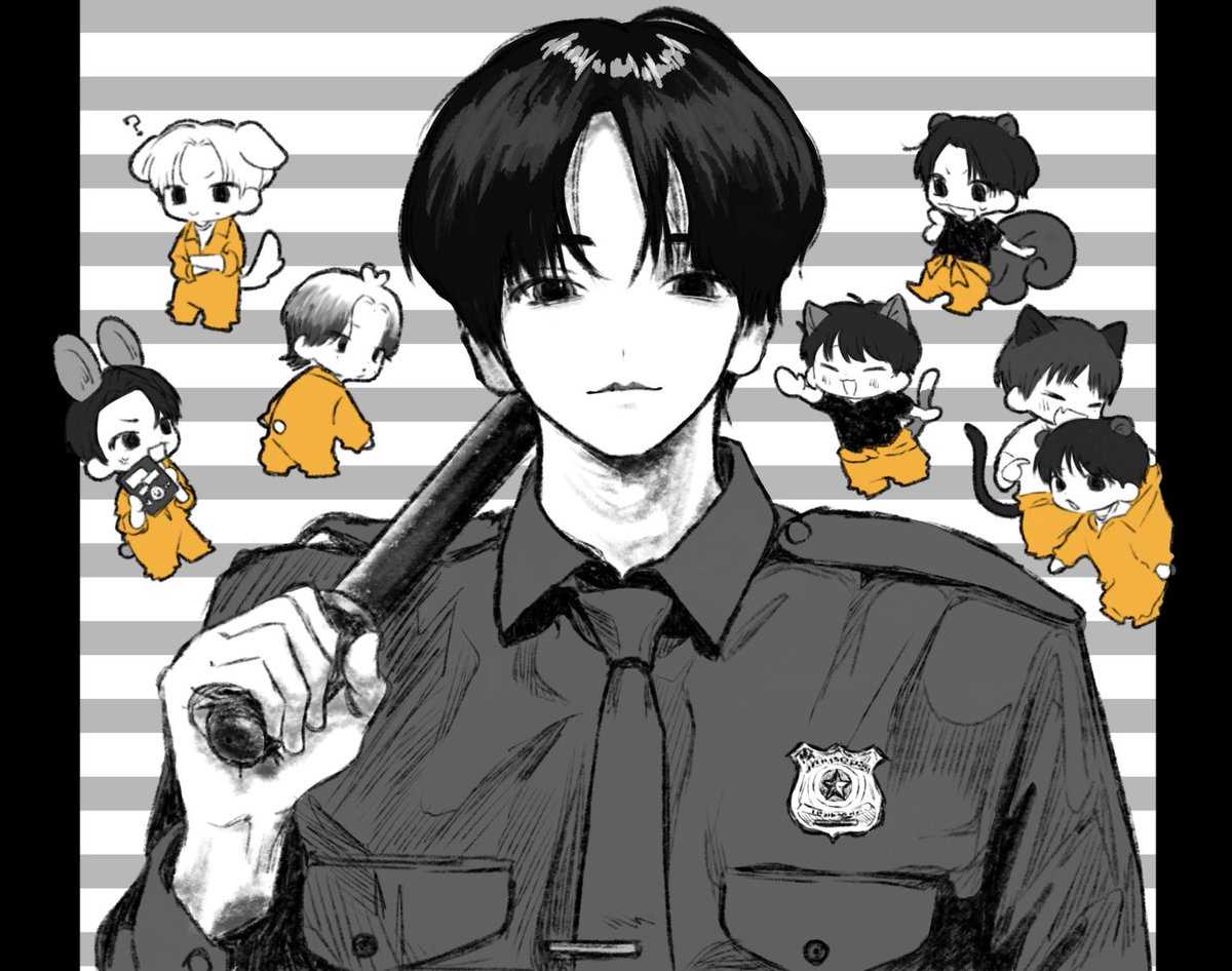 uzumaki_o_o's tweet photo. アドレナリン警察⁉️

 #ATEEZ #ATEEZfanart https://t.co/rt9PXfnAWX