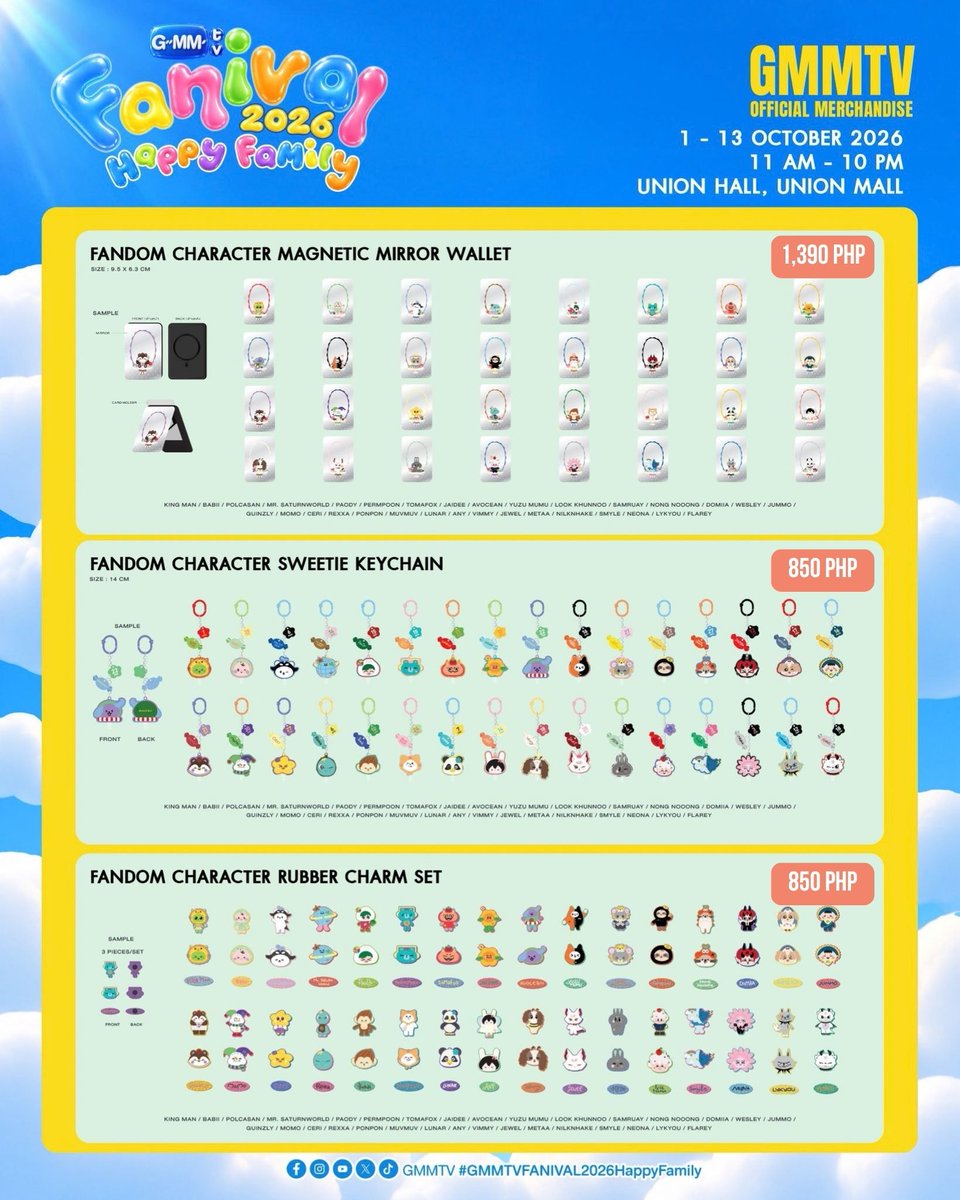 JNThaiFinds's tweet photo. 𐙚 wts lfb ph 𐙚 gmmtv fanival happy family 2026

⋆ prices on pic
⋆ 50% dp to secure; rembal once onhand
⋆ eta: oct 2026

dm/reply https://t.co/3RzbVwkdRt