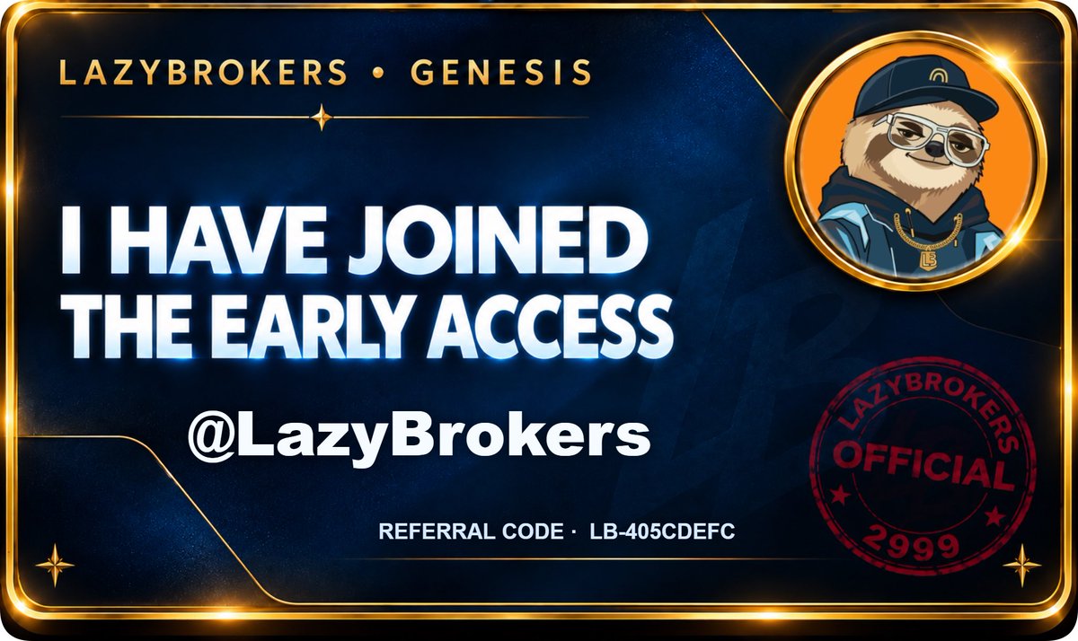 LazyBrokers's tweet photo. Join now

https://t.co/VkTFUPmz0O https://t.co/IjLng5wL20