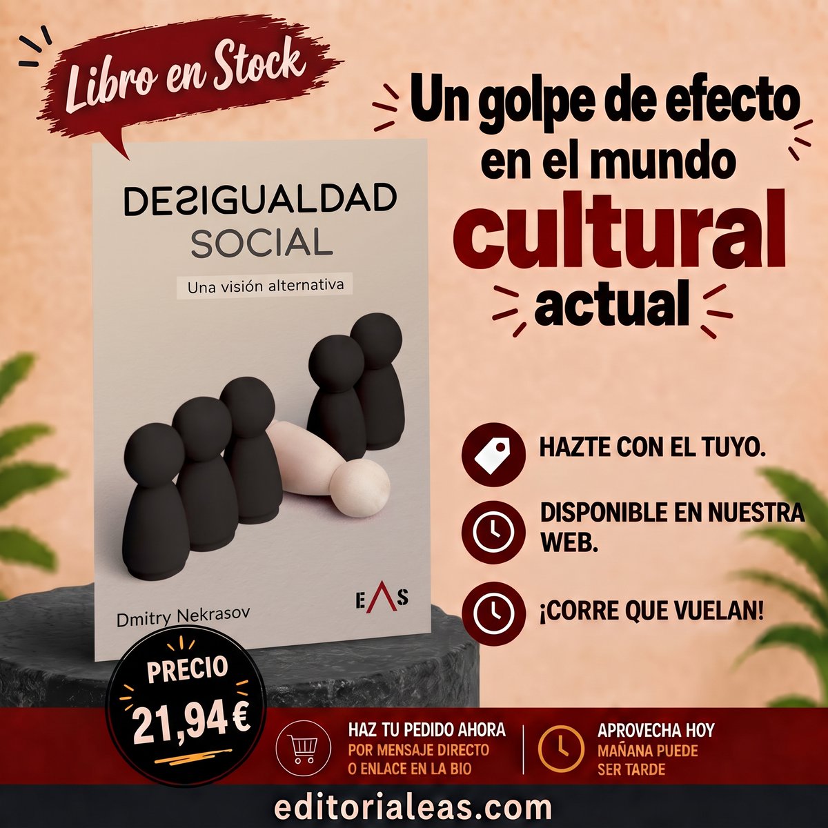Editorialeas1's tweet photo. 📚🔥 ¡LIBROS DISPONIBLES! 🔥📚
Ya tenemos estos títulos en stock y listos para llegar a sus nuevos lectores. 😍
👉 Desliza para descubrirlos y visita nuestra web para hacerte con tu próximo libro.
⏳ ¡No te quedes sin el tuyo!
#Libros #EnStock #Lecturas #editorialeas https://t.co/wwvCrqcM09