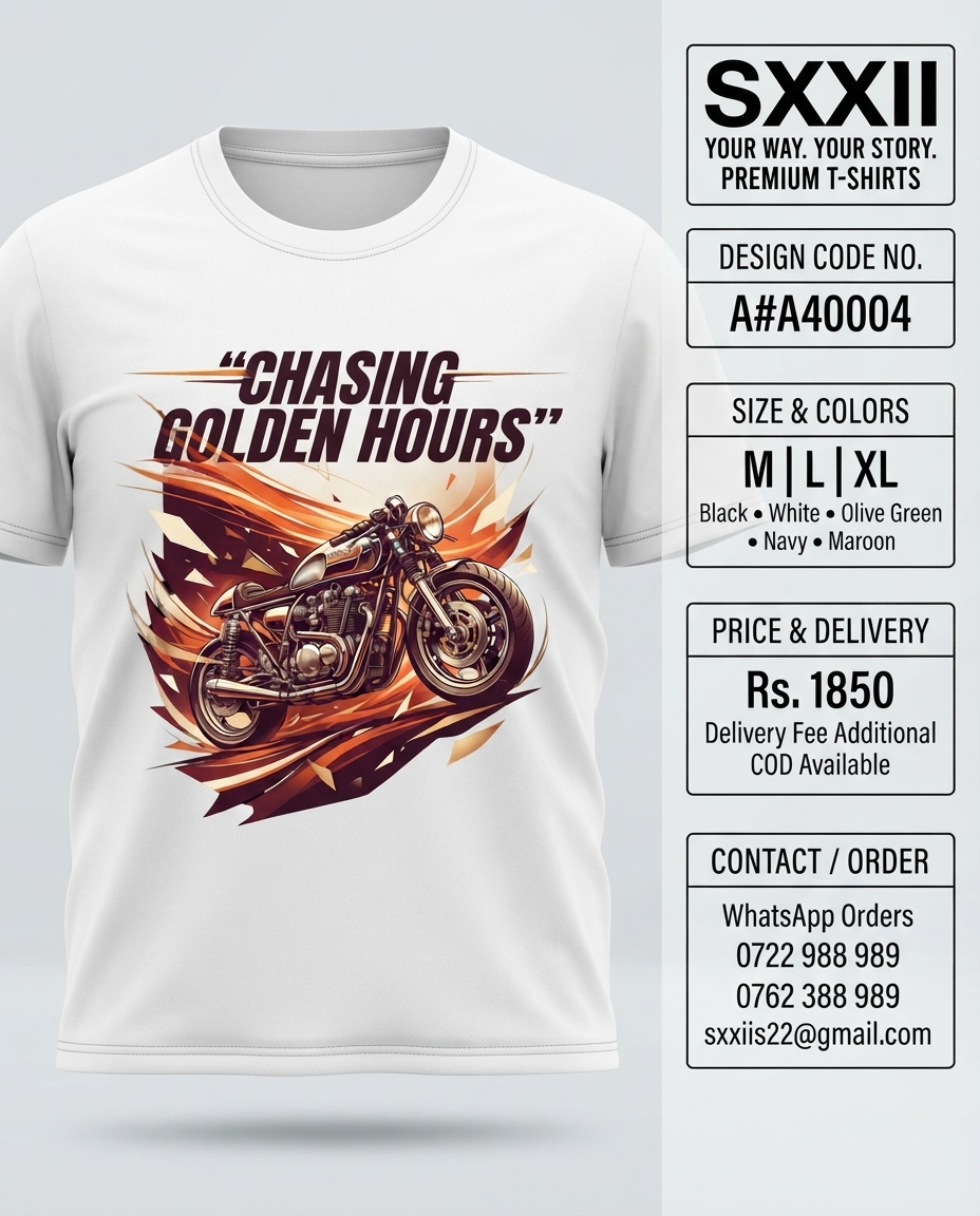 SSanga22's tweet photo. Code No. A#A40004
🎨 **NEW DESIGN—AVAILABLE NOW**
📐 **A4 PRINT**
💎 **180 GSM | 100% COTTON**
📏 **SIZES: M | L | XL**
🎨 **5 COLORS AVAILABLE**

0722 988 989 / 0762 388 989

📧 [sxxiis22@gmail.com]

🚚 **Delivery Fee Additional**

#S22 #PremiumTShirts #streetwear #SXXII https://t.co/1jxnTFg7zp