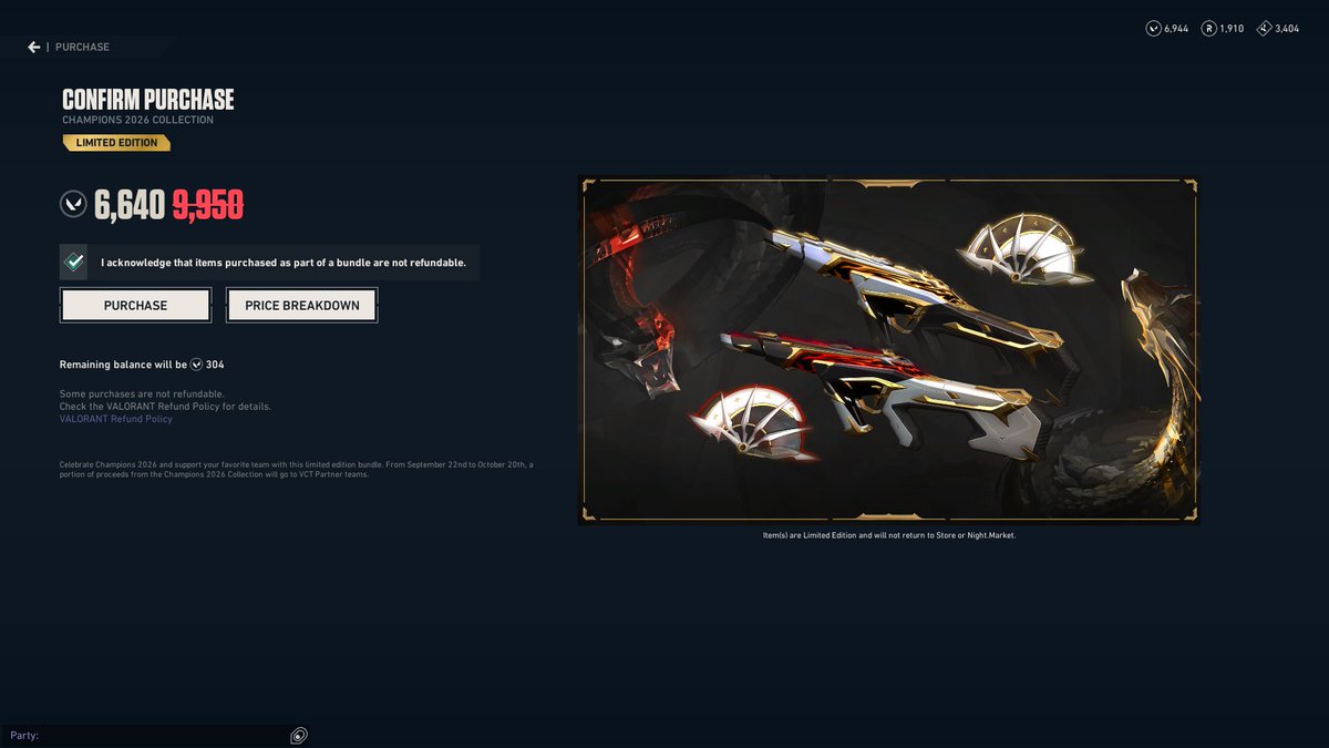 TransitArea's tweet photo. I always have a thought of having a champs skin every year everytime that VCT Champs happens. So for the third time I got the skin for 2026 alongside with a classic skin from @GlobalEsportsIn that I purchased couple of months ago.

Celebratory post for VCT Shanghai! https://t.co/5Eqh9HpJwB