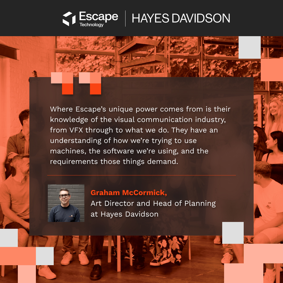 Escape_Tech's tweet photo. Every studio is unique. Different workflows, software, demands. Getting the tech right takes more than knowing the specs – you need to understand the industry. Decades of experience across #VFX &amp; #ArchViz informs every recommendation we make. 👉 https://t.co/rg5mz4Bkyi https://t.co/AFHi87xFPZ