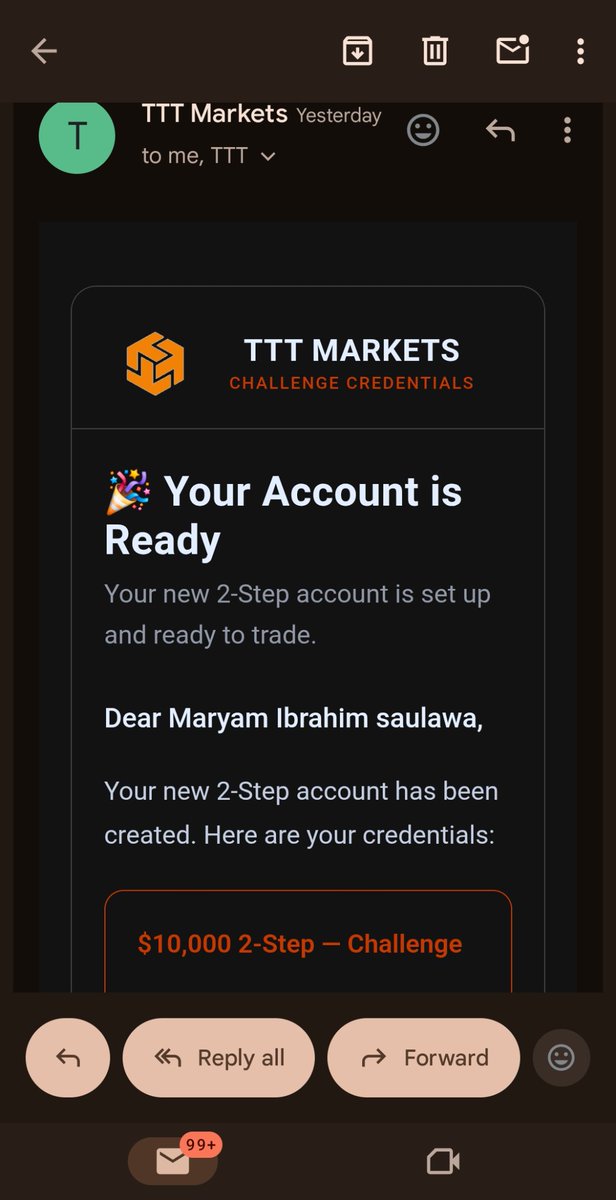 MIScrypto11's tweet photo. 🚨 New Trading Journey Begins! 
Big thanks to @TTTMarkets for welcoming me into the family and providing me with a $10K challenge account.
I’m excited to put my strategy, discipline and risk management to the test.
No rush. No FOMO. Just following the rules, managing risk, and staying consistent.
Let’s see where this journey takes us. 🚀
🎟️ 15% OFF your evaluation
💻 Code: MARYAM
👉 https://t.co/vJLoRO5U8G

Thank you, @TTTMarkets.