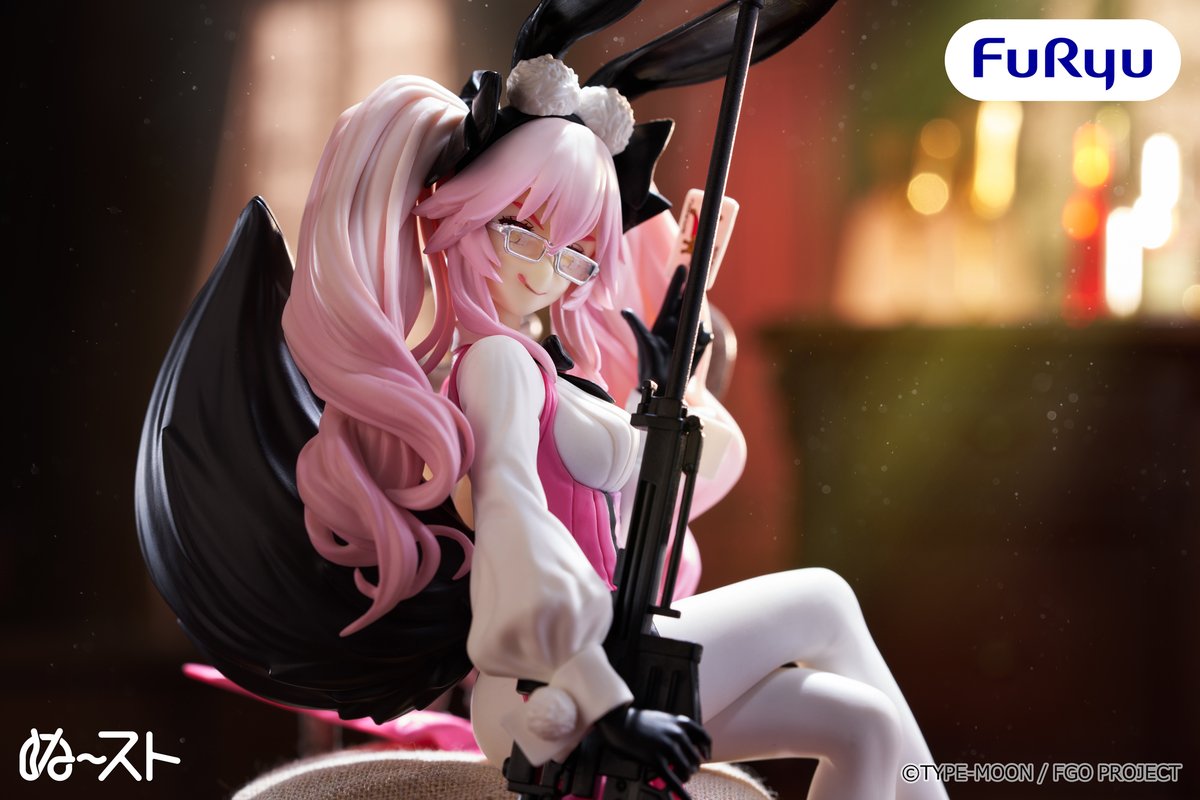 FURYU_prize's tweet photo. ＼フリュープライズ新着情報／

ご好評につき再登場🎉
【Fate/Grand Order】
ぬーどるストッパーフィギュアーアサシン/光のコヤンスカヤ（最終再臨）ー

魅惑的な表情やバニー風の装いはもちろん、ライフルやカードなど細部まで再現✨
ほしいと思ったら🐰の絵文字をコメント！

9月下旬より順次展開🩷
サイズや取扱店舗など、詳しくはスレッドからチェックしてね✅️

📢フリュープライズ・ぬーストの情報は、本アカウントで続々と公開中です！

#FGO
@fgoproject