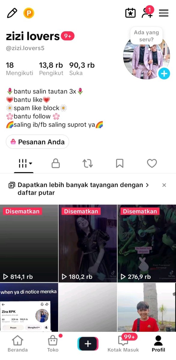 millkyyaaw's tweet photo. Wts akun tiktok
455k (nego tipis)

- affiliate off (bisa on kalo mau)
- live on
- followers hasil fyp
- akun aman 
- tidak ada pelanggaran
_ no minus 
- ada proof/testi 
-tuker wa
Like dan followers masih naik
#zonauang #zonajajan https://t.co/Pm64lQe3Fa