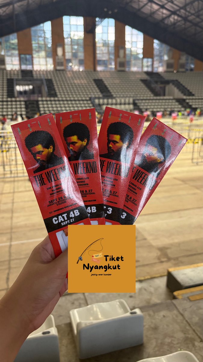 tiketnyangkut's tweet photo. WB Proof for THE WEEKND AFTER HOURS TIL DAWN STADIUM TOUR IN JAKARTA 

#tiketnyanyangkut https://t.co/vMtlGWXFfi