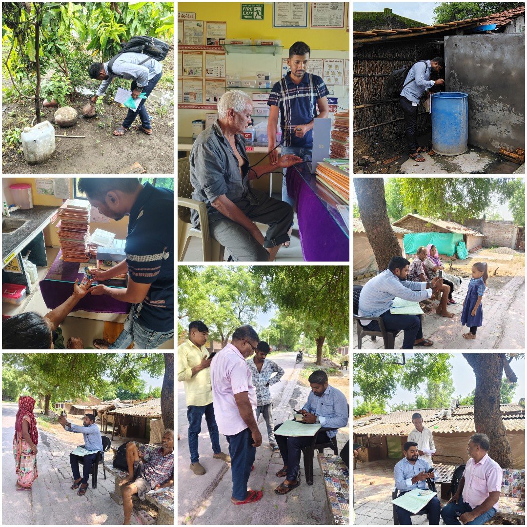 AamPathar13's tweet photo. આજરોજ આયુષ્યમાન આરોગ્ય મંદિર પથાર ખાતે NVBDCP સર્વે પાણીના પાત્રો ચેક કરી પોરાનાશક કામગીરી કરવામાં આવી, PMJAY CARD AND ABHA CARD બનાવામાં આવ્યા , NCD સ્ક્રિનિંગની કામગીરી કરવામાં આવી.
AAM-PATHAR 
PHC- DAHELI https://t.co/rN6pGO0K8F