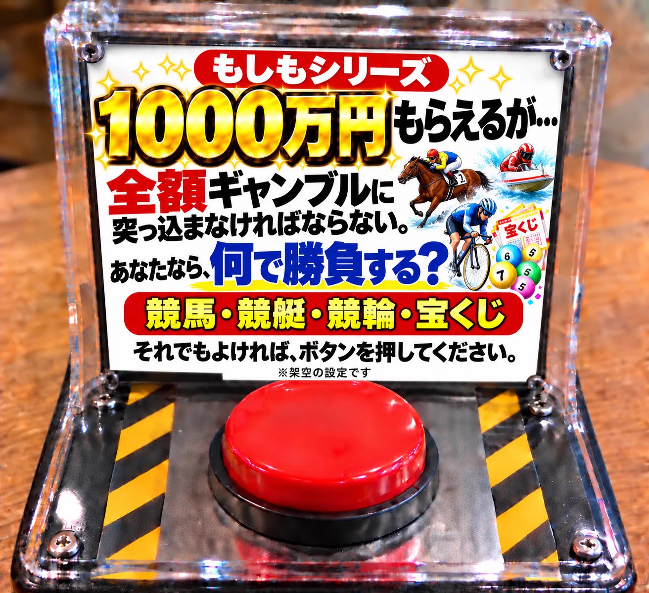 1番初めのコメント希望額‼️ いちご🍓 na platformě X: „1000万円を全額賭けるなら何で勝負する？“ / X
