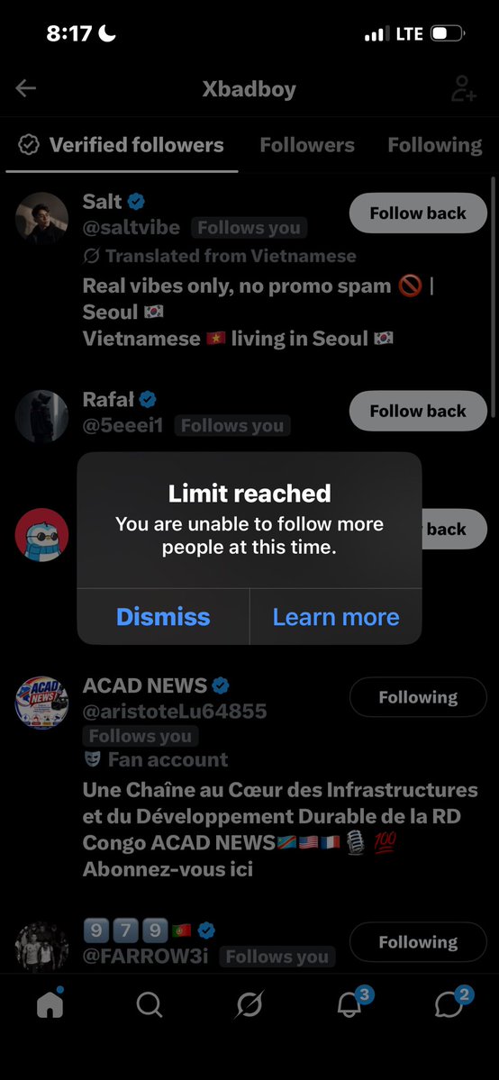 xISaFoOl's tweet photo. Thank you for the follow, I will fb once I can I have already reached my limit. https://t.co/D7roRHBqFb