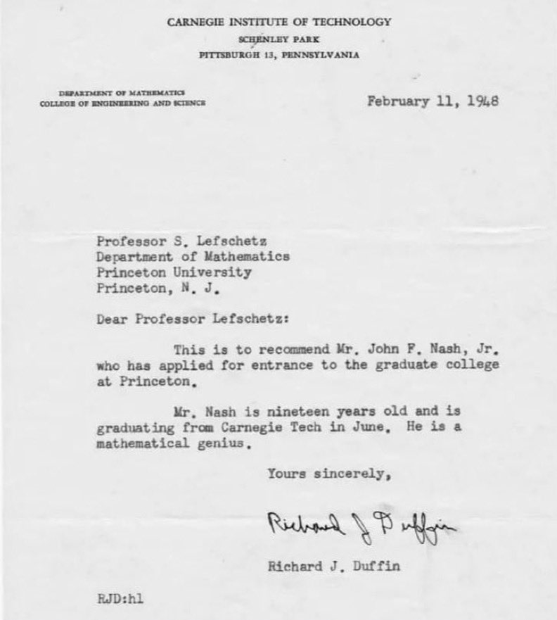 PhysInHistory's tweet photo. World’s Most Iconic Graduate School Recommendation Letter ✍️ https://t.co/tkNa2o90Mm