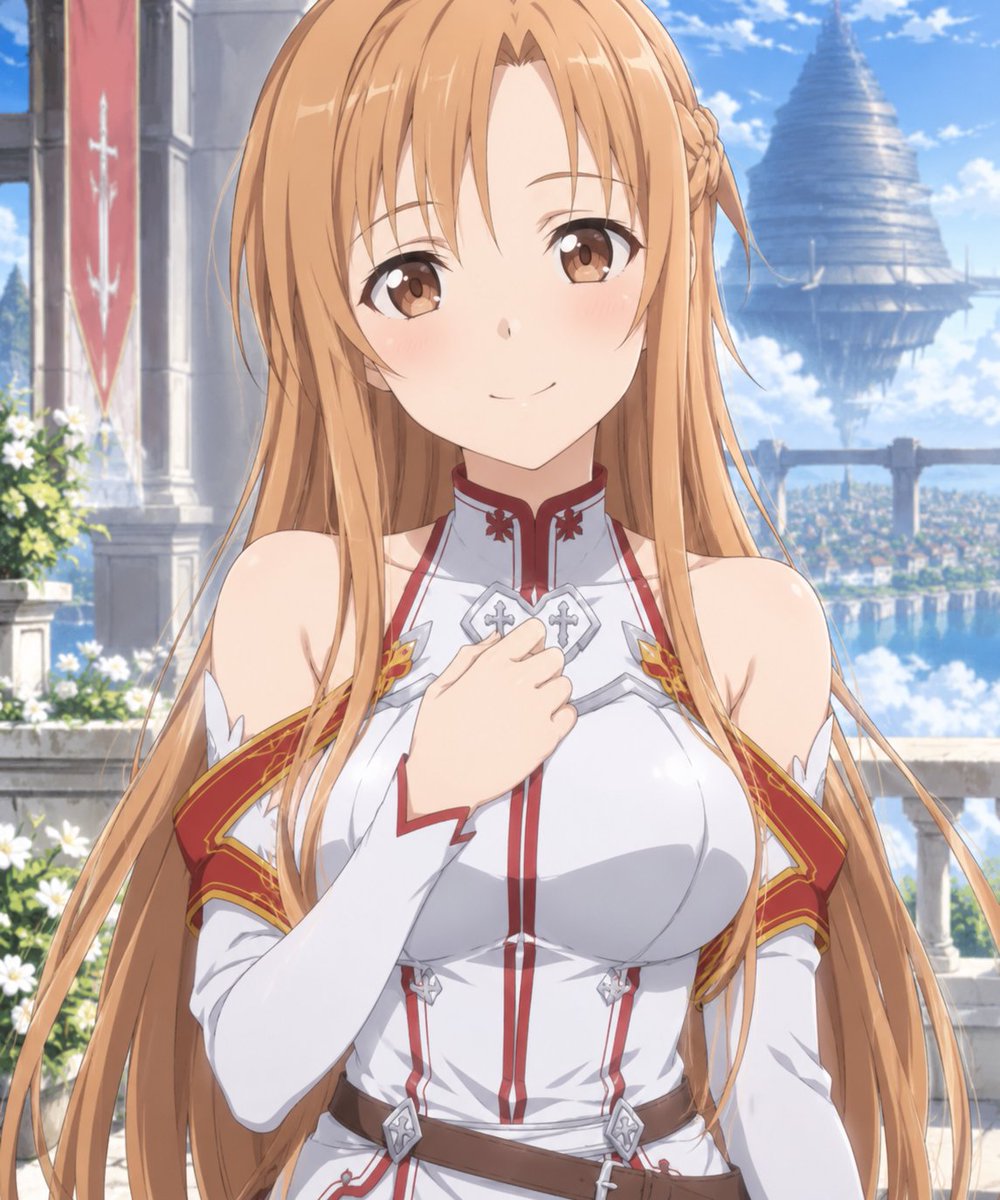 shionchan0801's tweet photo. ☀️

アスナ【アインクラッド】

＃AIイラスト　＃SAO https://t.co/FZUr7Nk3Sz