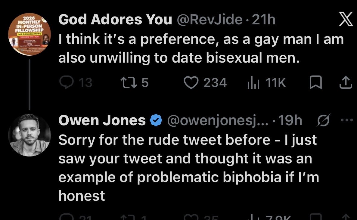 FindingDore's tweet photo. @JournalistJill Also - his attitude to men saying no seems pretty benign. He apologises to a gay men who say ‘nope’ 
So women are vile but guys get any apology for saying the exact same thing https://t.co/52ZptKaK8s