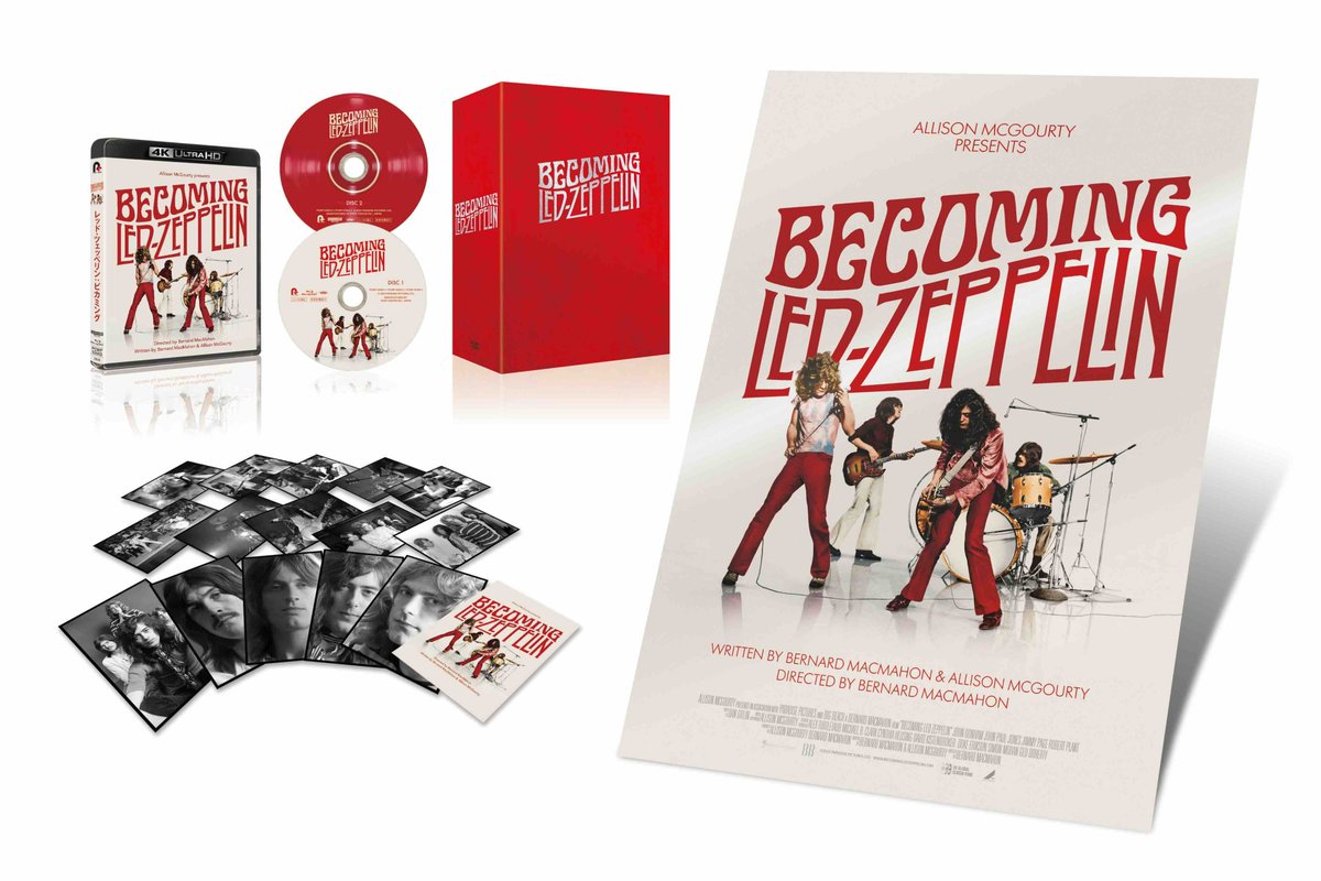 zepmovie's tweet photo. 『レッド・ツェッペリン：ビカミング』
Blu-ray &amp; DVD 9月30日(水)発売！📀

ちょうど昨年の今日、本作が劇場公開されました🎬
おかげさまで興行収入2億円突破✨
劇場でご覧になった方も、まだの方も、永久保存盤をぜひ！

ご予約お待ちしております🎸
https://t.co/yLk7j452eC https://t.co/PWIzx6uLi3