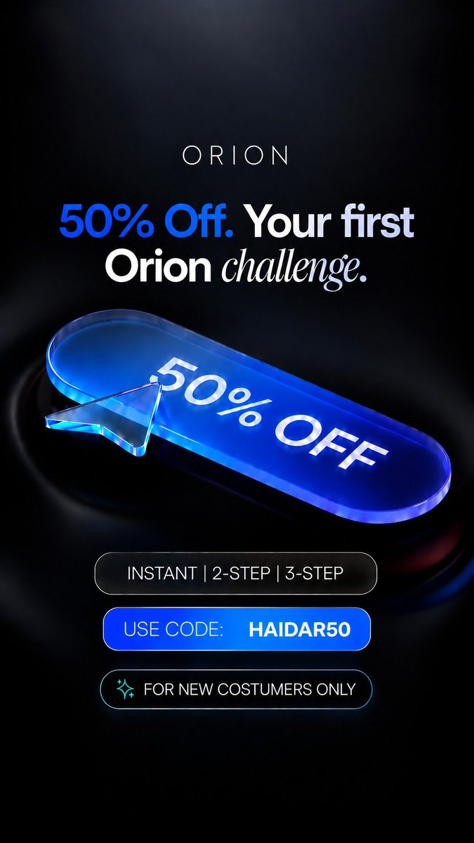 haidar00_1's tweet photo. *🚨 $50,000 GIVEAWAY - 5 WINNERS! 🚨*

I'm giving away *5 x $10K Orion Funded Accounts!* 💰

*How to Enter:*
1. Follow @OrionAffiliates
2. Follow @orionfundedcom
3. Join our Discord 👇
https://t.co/L7u68Kc2qH
4. *Tag 2 friends in the comments* 👥

Winners will be picked *LIVE in Discord!*

Don't miss out! Good luck 🚀

#OrionFunded #Giveaway #PropFirm #FuturesTrading
---