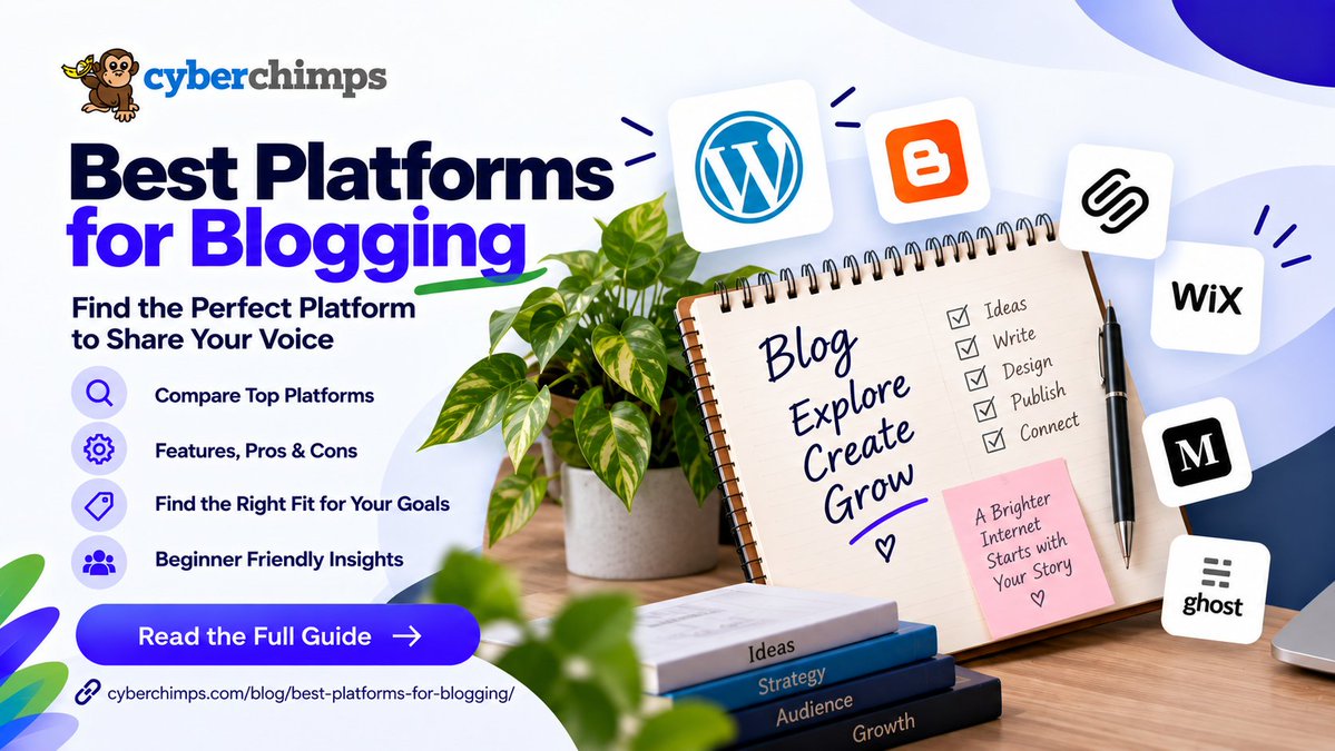 cyberchimps's tweet photo. Ready to start a blog but not sure which platform to choose? ✍️

Compare the best blogging platforms and find the right fit for your goals, audience, and content.

👉 

#Blogging #WordPress #ContentCreation https://t.co/y2VgjM5lnK