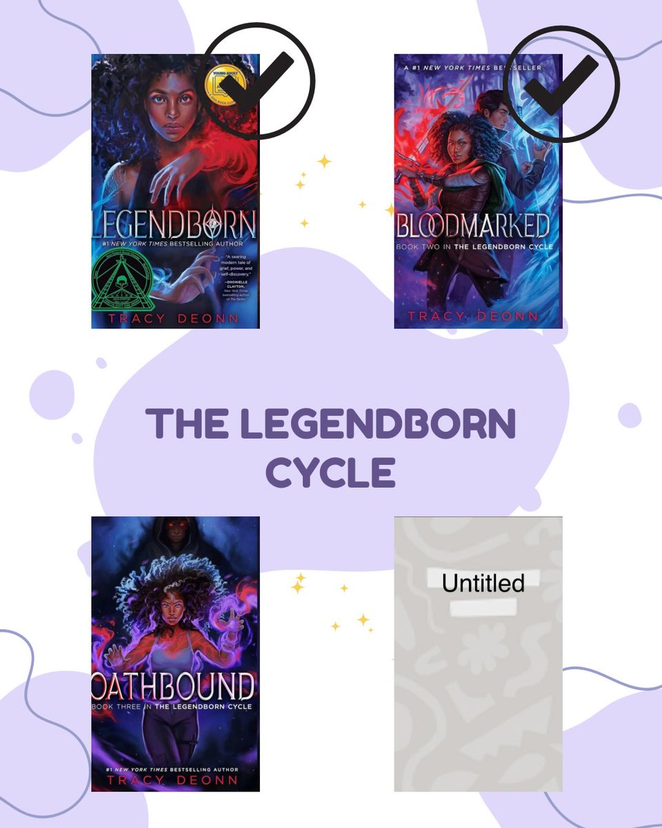 BilliSumask4u's tweet photo. Series I need to finish: Part 1! I have so many unfinished series, but limited patience for Canva. I’ll forget to continue if the series isn’t complete, lose interest after anything less than 5 stars, or wait until I’m “in the mood. ” Anyone else? https://t.co/dtcHuePu5d